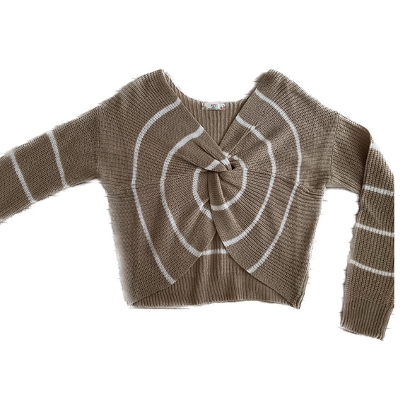 Brown crop sweater - Picture 2 of 2